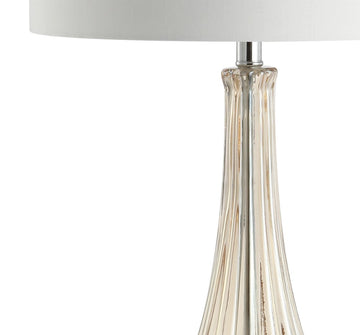 Dew Drop 32.75" Glass/Crystal LED Table Lamp - JONATHAN Y